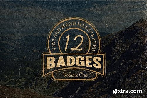 CreativeMarket Vintage Bundle 249 Fonts & 414 Logos 3264710