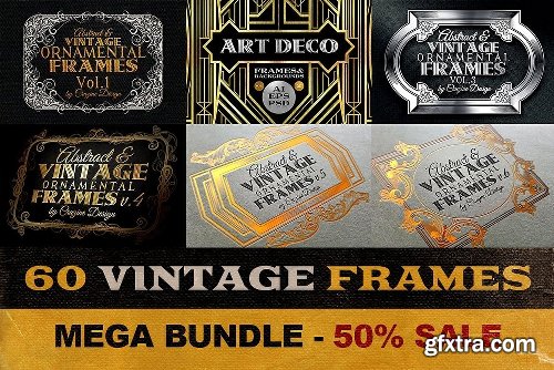 CreativeMarket Vintage Bundle 249 Fonts & 414 Logos 3264710