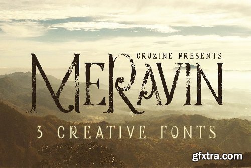 CreativeMarket Vintage Bundle 249 Fonts & 414 Logos 3264710