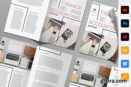 Finance and Accounting Poster Flyer Business Card Brochure Trifold Brochure Bifold