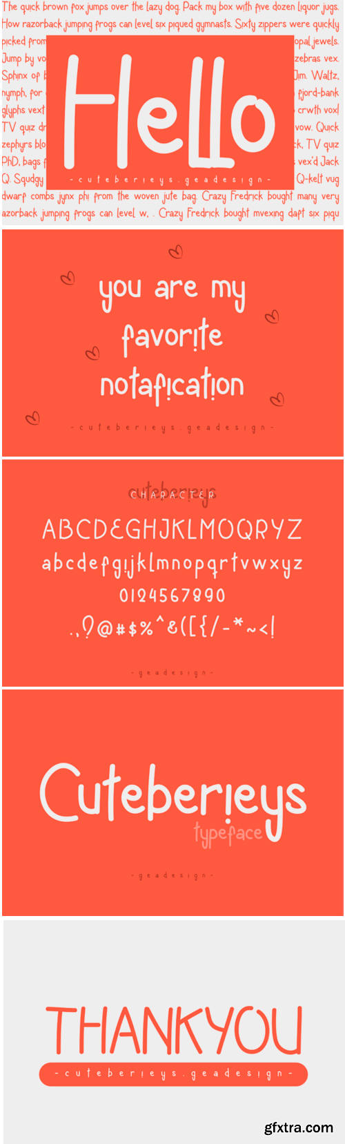 Cuteberieys Font