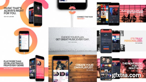 Videohive Music App Promo 11987620