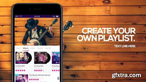 Videohive Music App Promo 11987620