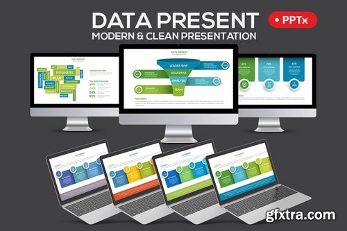 Data Powerpoint and Keynote Presentation