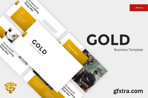 Gold Business - Powerpoint, Keynote, Google Slides Templates
