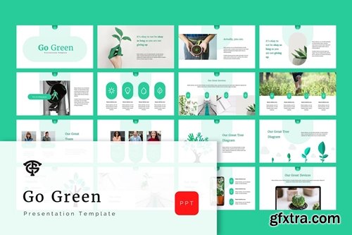 Go Green - Powerpoint, Keynote, Google Slides Templates