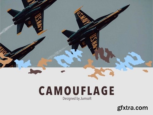 Camouflage PowerPoint and Keynote Templates