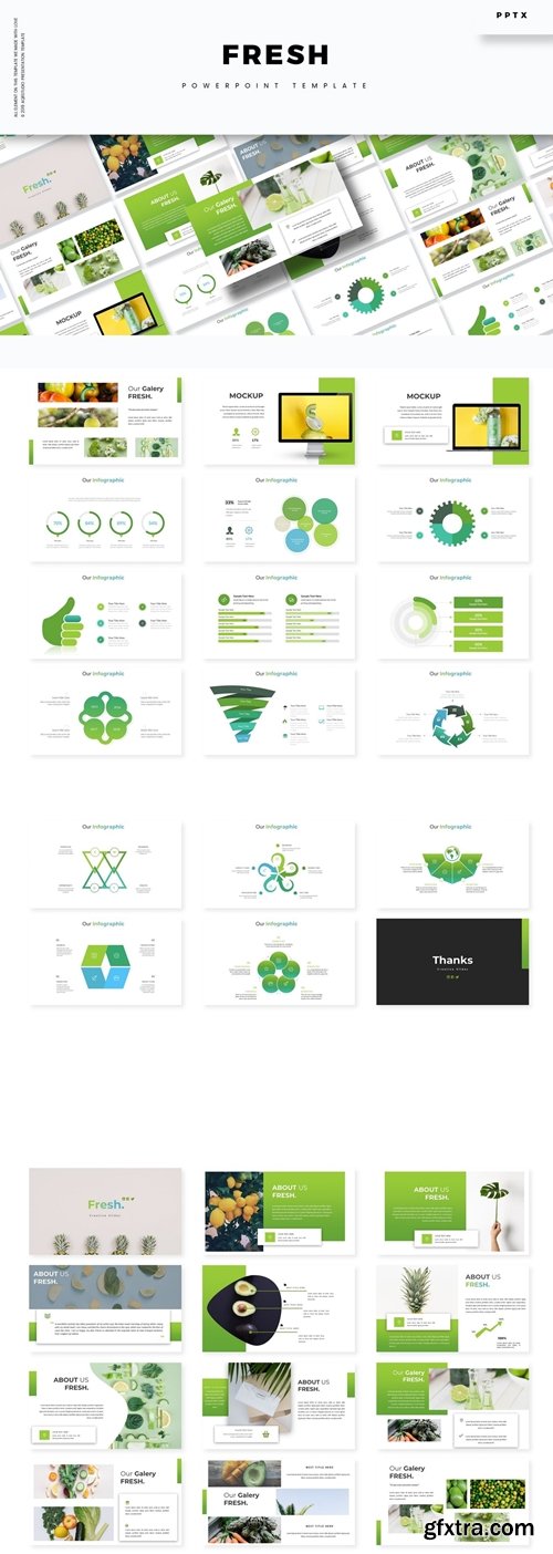 Fresh - Powerpoint, Keynote, Google Slides Templates