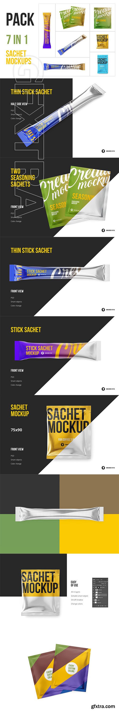 CreativeMarket - Sachet Big pack 7 in 1 3716168