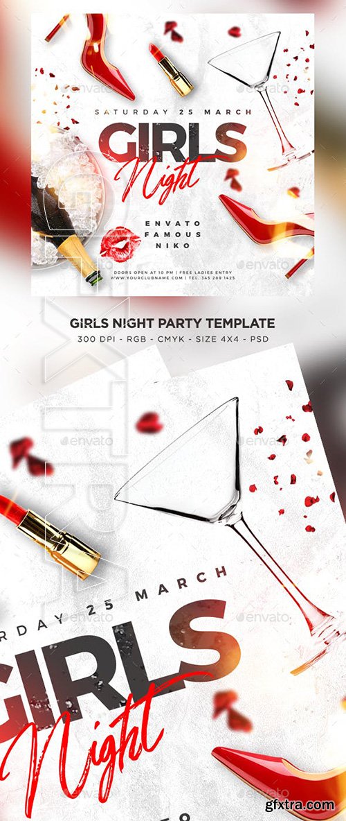 GraphicRiver - Girls Night Out Flyer 23496657