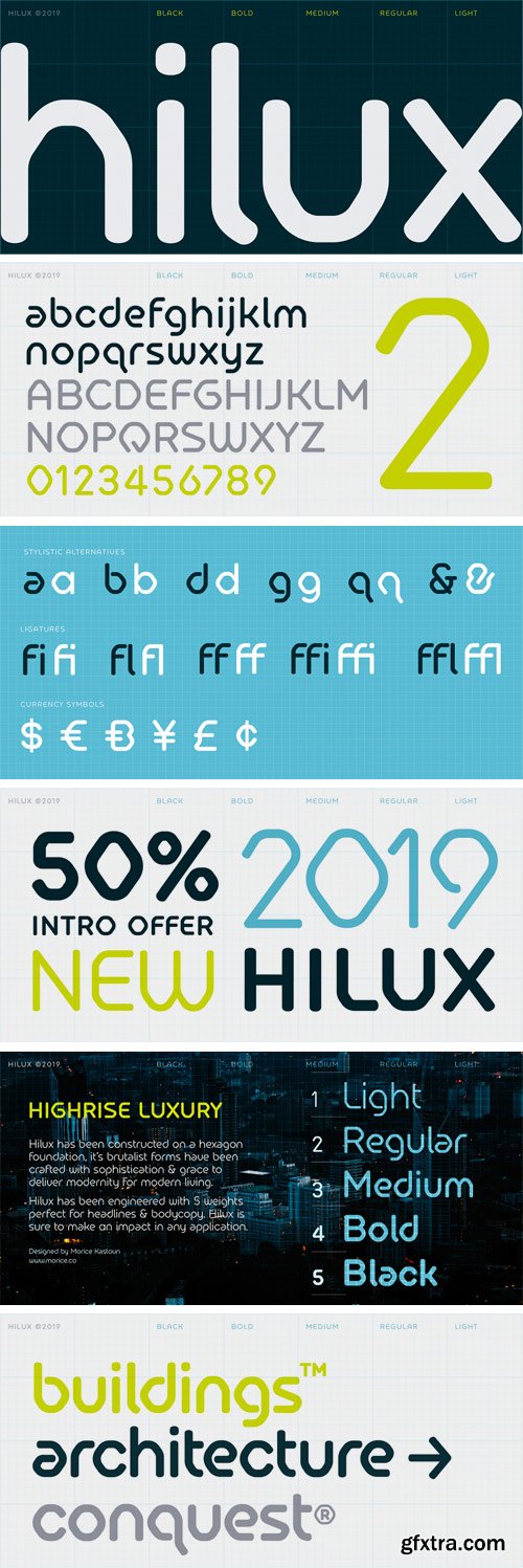 Hilux Font Family