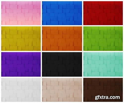 Square Abstract Backgrounds Vol.1