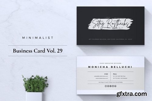 Minimalist Business Card Vol. 29