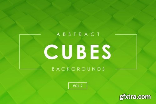 Cubes Abstract Backgrounds Vol.2