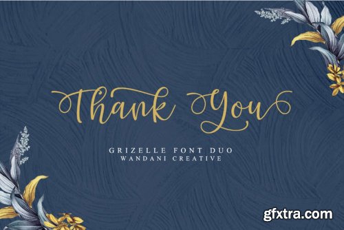 Hello Grizelle Duo Font Family - 2 Fonts