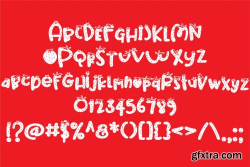 Strawberry Pillow Font