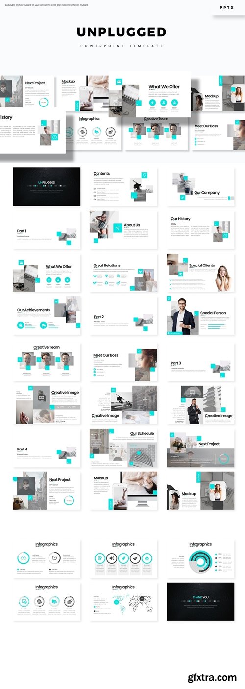 Unplugged - Powerpoint, Keynote, Google Slides Templates