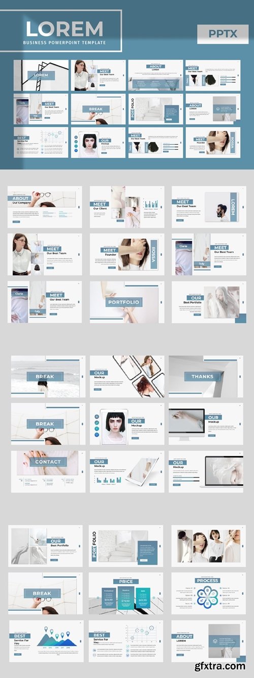 Lorem Clean Powerpoint Template