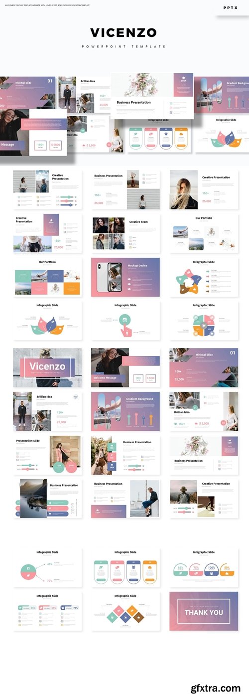 Vicenzo - Powerpoint, Keynote, Google Slides Templates