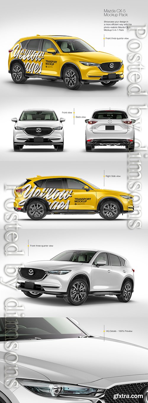 Mazda CX-5 Mockup Pack