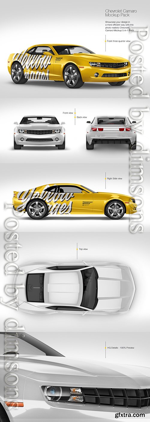 Chevrolet Camaro Mockup Pack