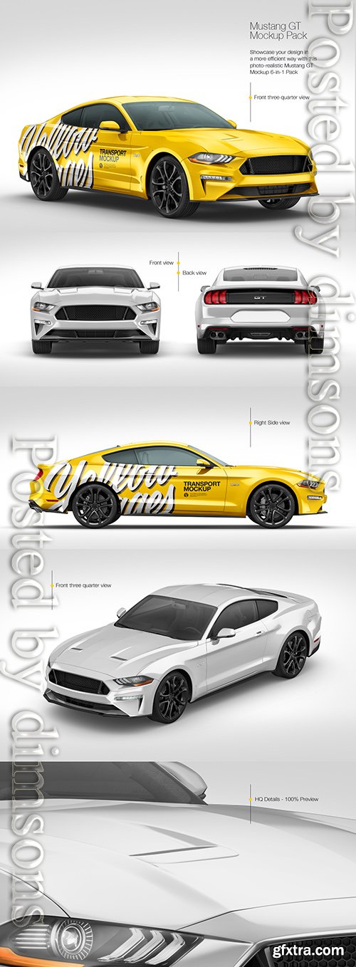 Mustang GT Mockup Pack