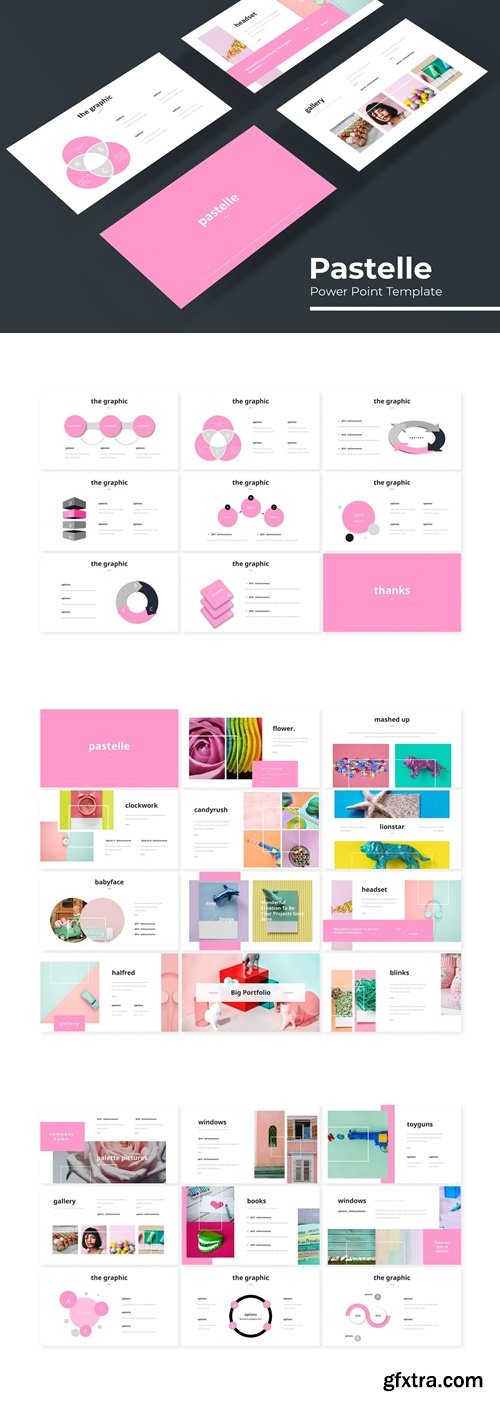 Pastelle - Powerpoint, Keynote, Google Slides Templates