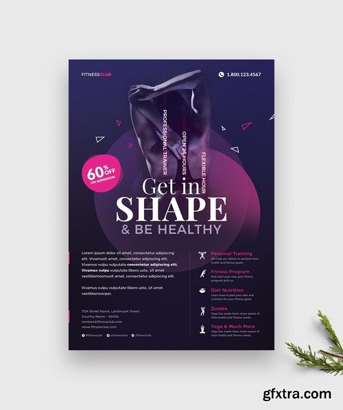 Fitness Gym Flyer Template