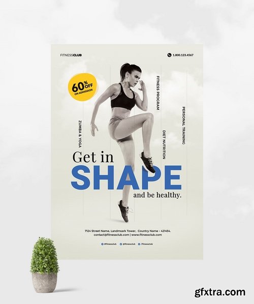 Fitness Gym Flyer Template