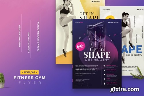 Fitness Gym Flyer Template