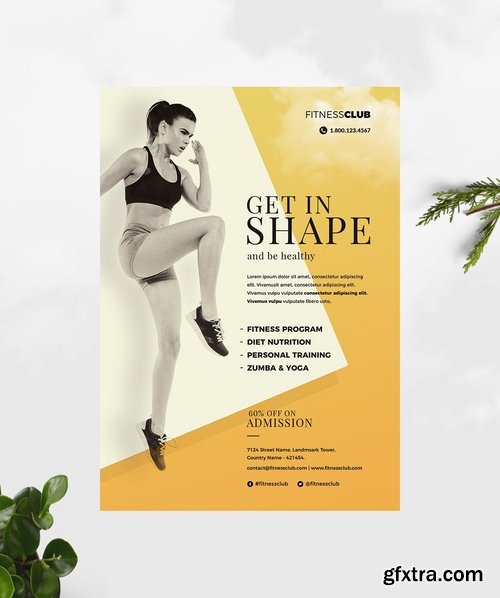 Fitness Gym Flyer Template