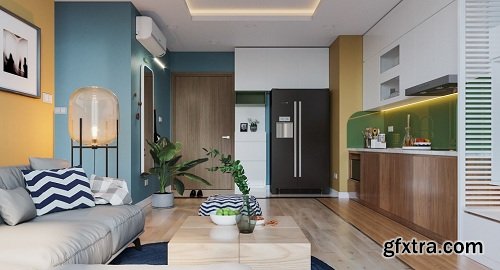 Residential House Interior Scene 04