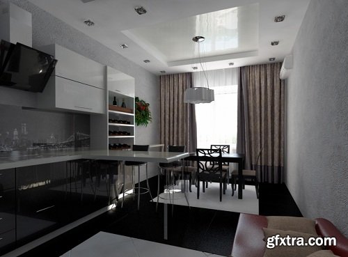 Residential House Interior Scene 05