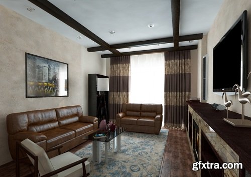 Residential House Interior Scene 05