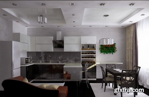 Residential House Interior Scene 05