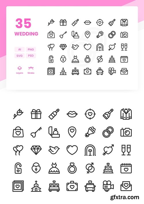 Wedding - Icons Pack