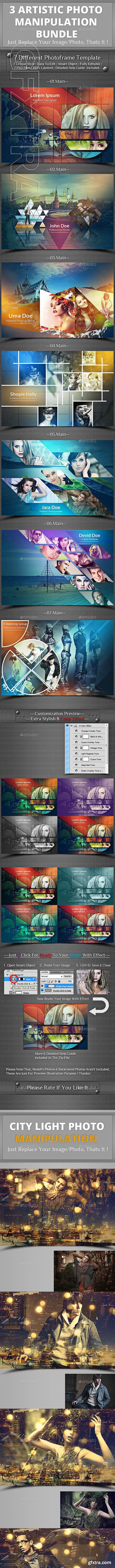 GraphicRiver - 3 Photo Template Bundle V2 23499976