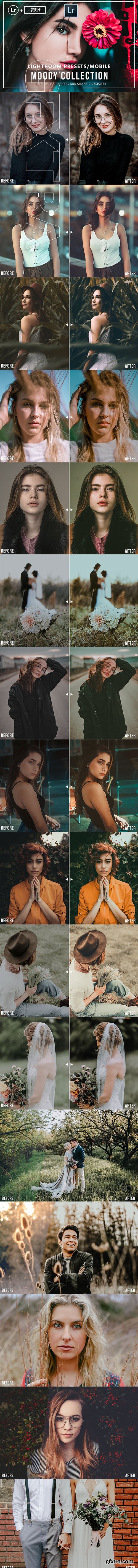 CreativeMarket - Moody Lightroom Presets And Mobile 3711825