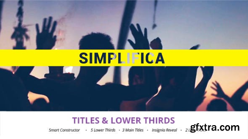 VideoHive Simplifica // Titles & Lower Thirds 13139688