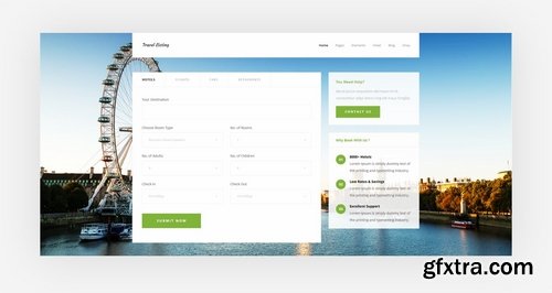 Travel Listing - PSD Teamplate
