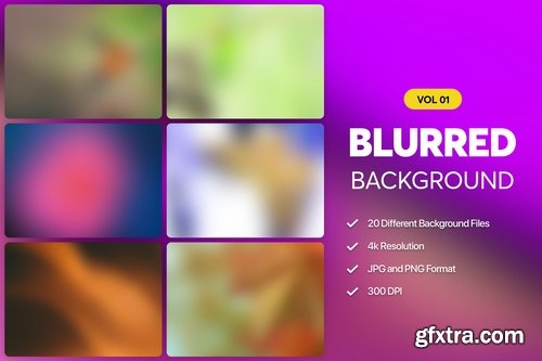 Blurred Backgrounds Pack Vol-01