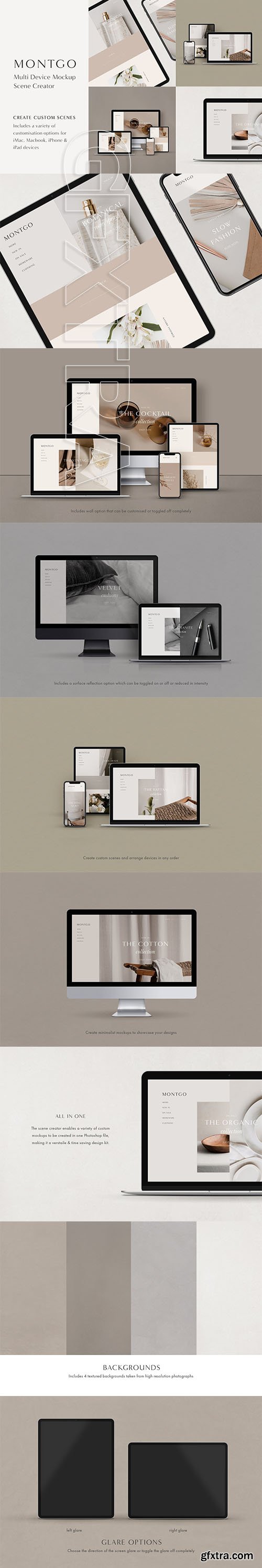 CreativeMarket - Multi Device Mockup Scene Creator 3712601