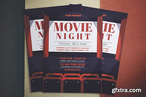 Movie Night Flyer