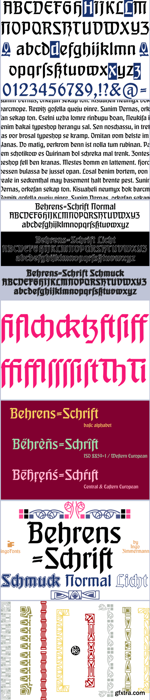 Behrens-Schrift Font