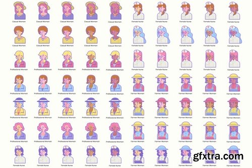 795 Diversity Avatars