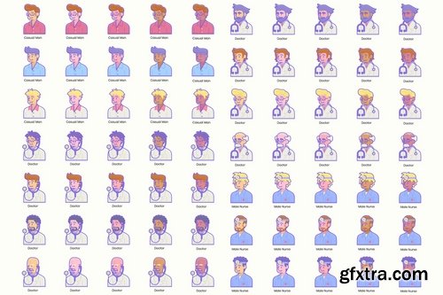 795 Diversity Avatars