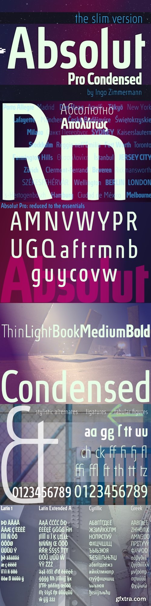 Absolut Pro Condensed Font