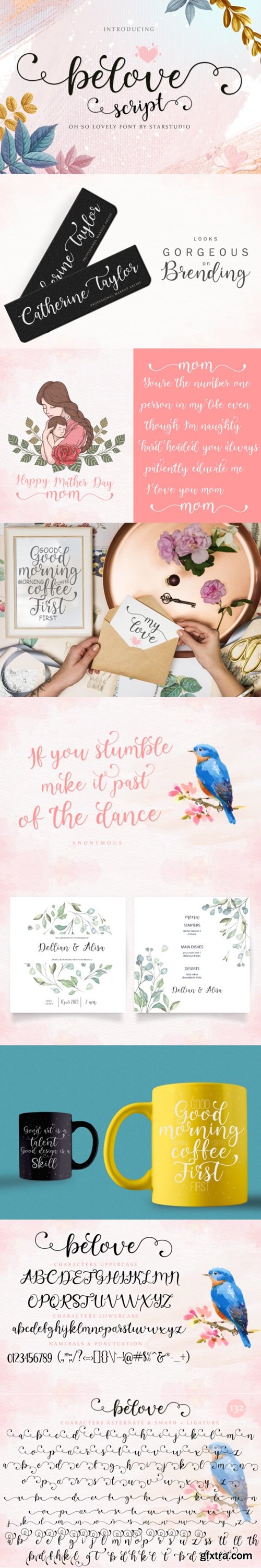 Belove Script Font