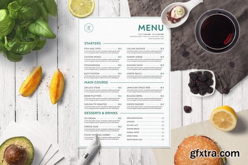 Summer Food Menu