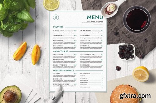 Summer Food Menu